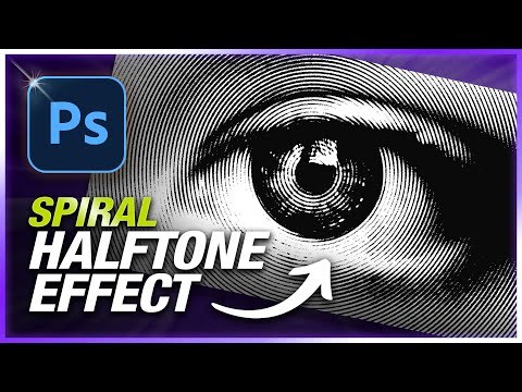 How to Create a Spiral Halftone Effect in Photoshop