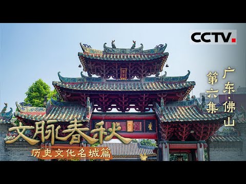 《文脉春秋》06 广东·佛山：没听说过佛山 别说你懂中国武术！一起探索这座“能打”的城市！——历史文化名城篇【CCTV纪录】