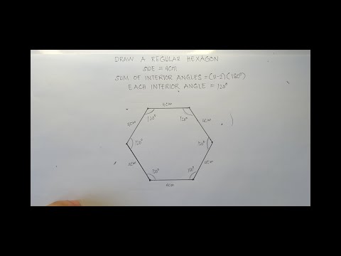 How to Draw a Regular Hexagon - Using the Protractor and Ruler | Matatag Curriculum | Grade 7 |