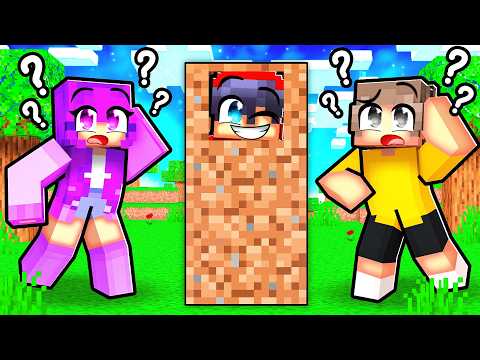 Hiding Inside Of Blocks To Fool My Friends (Minecraft)