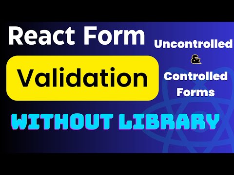 Simple and Easiest way to Handle and Validate forms in React without Library