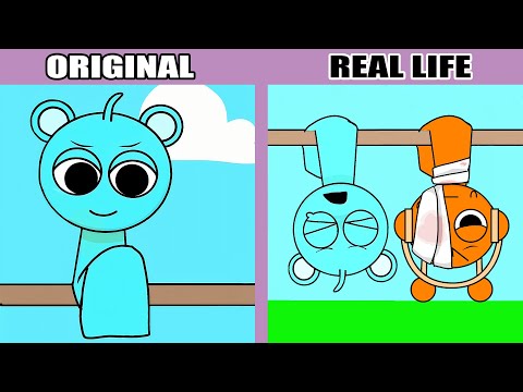 Best TikToks of Incredibox Sprunki: Sky and Oren Play on the Monkey Bars | Original vs Plush Toys