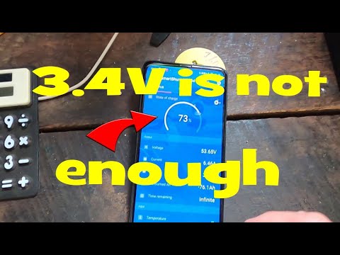 Floating at 70%. Why charging LiFePO4 to 3.4V is not enough!