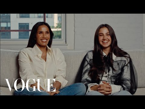 Padma Lakshmi and her daughter play Tell The Truth with Vogue