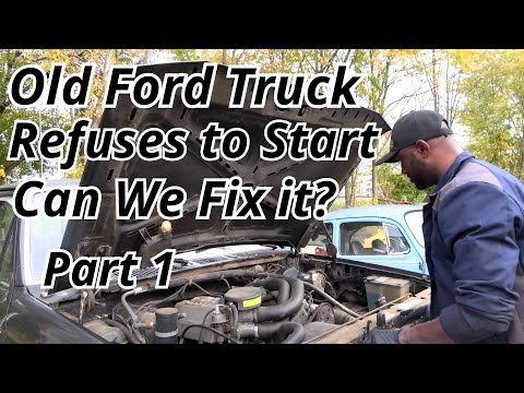 39 Years Old Ford F150 Cranks But Won't Start - Can We Fix This Old Truck? Part 1