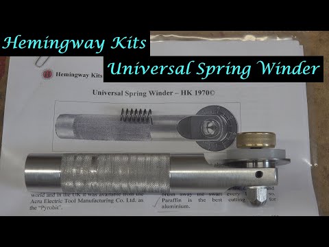 #MT43 - Making a Hemingway Kits Universal Spring Winder. In 4K by Andrew Whale.