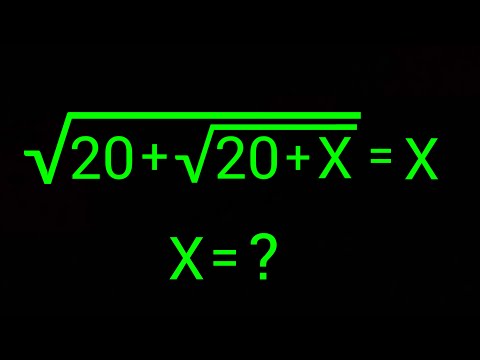 A Nice Algebra Equation | Math Olympiad Problem