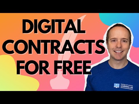 How To Make A Signable PDF Document For Free - Electronic Signature PDF