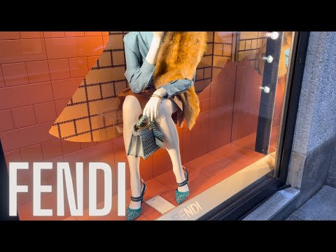 Explore Milan's Luxury Window Shopping: Fendi & Iconic Fashion Brands