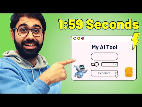How To Create AI Tools Fast (Less Than 2 Minutes)