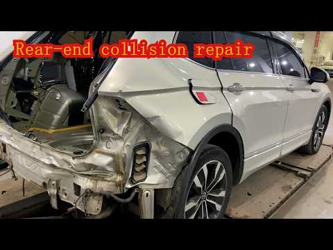 New Volkswagen Tiguan rear side accident repair