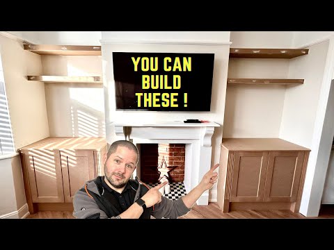 How to build alcove units and floating shelves