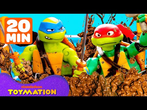 20 MINUTES of TMNT Toys Fight Night Pizza Parties! ⚔️🍕 w/ Superfly | Toymation