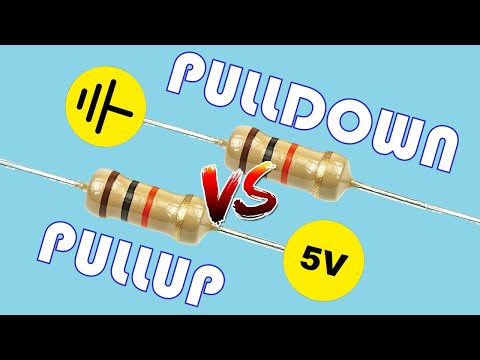 How to use Pushbuttons with Arduino. Pull up vs Pull down resistors