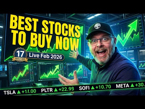 Best Stocks to Buy Now: Live Feb 2026 Chart Day – 17 Analyzed (TSLA PLTR SOFI META)