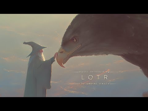 Gandalf & Gwaihir – A Peaceful Moment in the Misty Mountains | LOTR Ambient Music