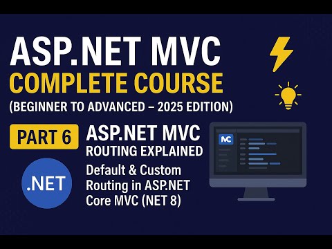 ASP.NET MVC Routing Tutorial (Part 6) | Default & Custom Routes Explained in ASP.NET Core MVC