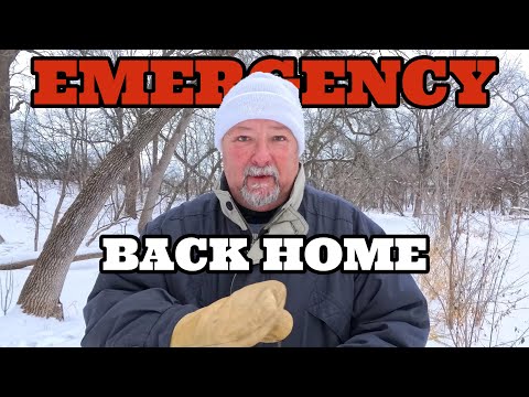 Emergency FORCES me back to Canada...Brrr!