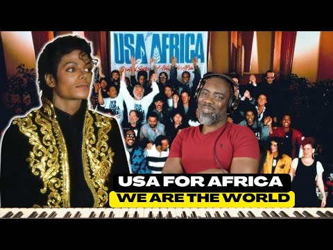 We Are The World. USA For Africa  HQ official Video (First Time Reaction)
