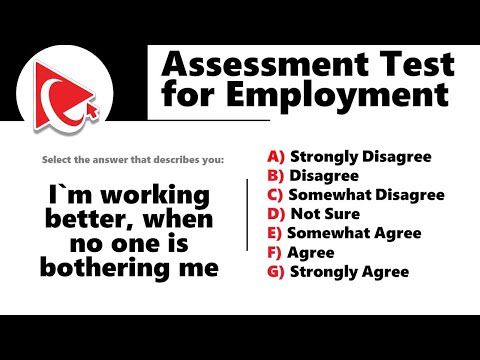HOW TO PASS EMPLOYMENT ASSESSMENT TEST | Pre Employment QUESTIONS & ANSWERS