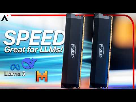 Crucial DDR5 Pro 6400 💨 Built for Gamers And It's Perfect for AI Models! 🚀