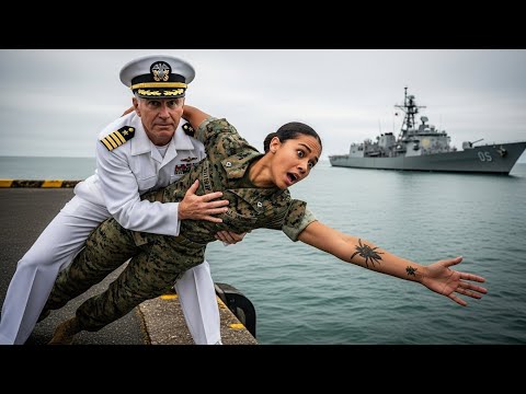 Racist Commander Pushed Her Into the Sea — Unaware She Was the Daughter of a Marine