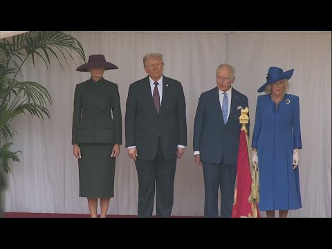 Royal Family welcomes President Trump to Windsor Castle with ceremony [FULL]