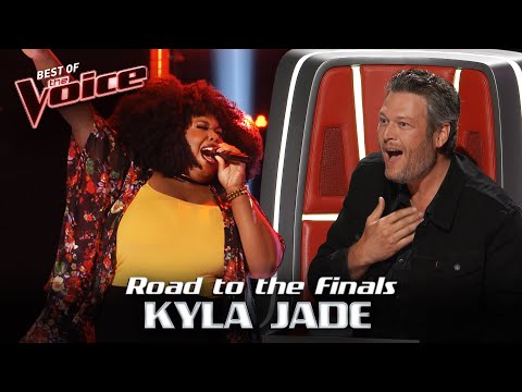 Jennifer Hudson's Background singer SLAYS The Voice Stage! | Road to The Voice Finals
