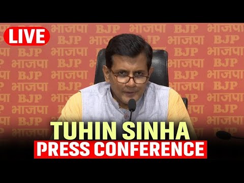 LIVE: BJP National Spokesperson Tuhin Sinha addresses press conference | New Delhi