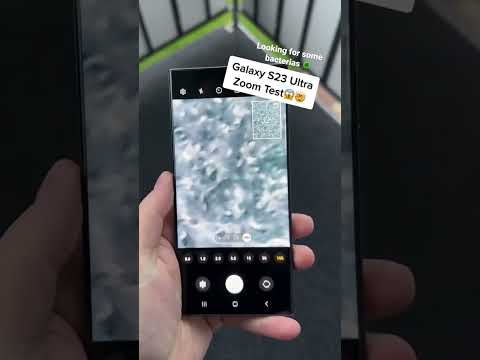 Man könnte Bakterien mit dem Ding zählen 🦠😂 #samsung #galaxyunpacked #s23ultra #zoom #tech