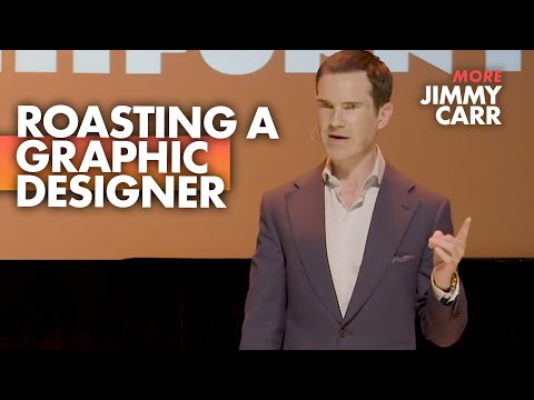 Jimmy Carr Roasts a Graphic Designer  | More Jimmy Carr