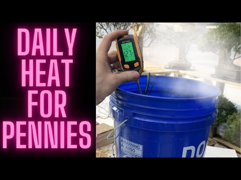 Heating For Pennies A Day || Simple Set Up Works All Winter Long