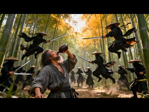 The ragged beggar is the strongest, slaying hundreds of black-clad assassins in seconds!