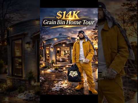 Inside a $14,000 Grain Bin Home | Single Dad’s Full Build Tour