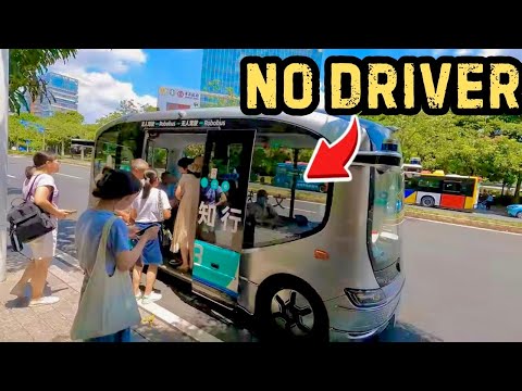 Inside China’s Cutting-Edge Driverless Bus! (The Future)