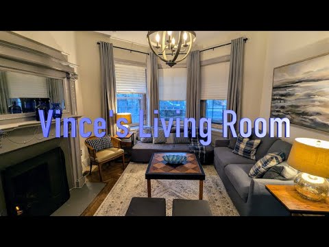 Vince's Living Room - Before and After