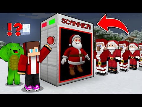 JJ and Mikey Made a SCANNER To Find The DARK SANTA CLAUS