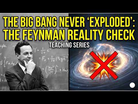"The Big Bang Never "Exploded": The Feynman Reality Check”