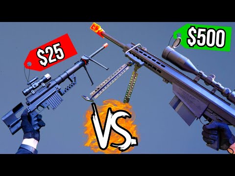 Cheap vs Expensive Airsoft Snipers!