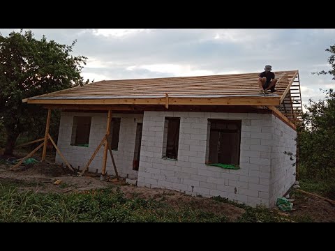 7. Обрешетка без контробрешетки. Холодный чердак.