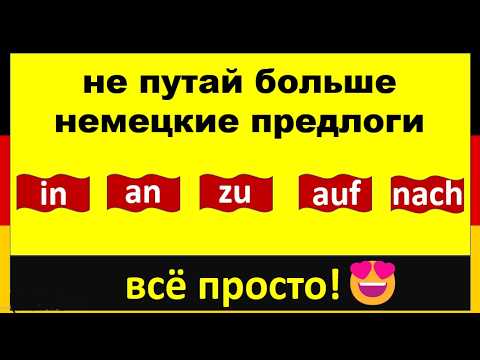 Как наконец разобраться с in, an, auf, bei, zu, nach — легко и навсегда!