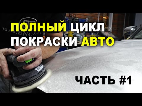 Full cycle of car painting Part #1