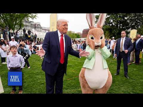 Watch Live: Trump, First Lady Host White House Easter Roll