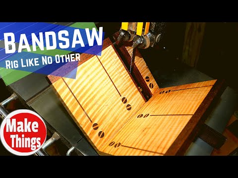 A Bandsaw Sled Like No Other  // Resawing, Crosscutting: I've Never Had This MUCH Control Before!