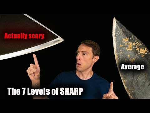 The 7 Levels Of Knife Sharpness EXPLAINED