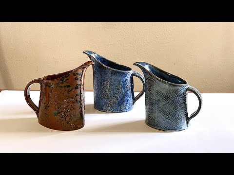 761. Hand Build a Slab Pitcher with Hsin-Chuen Lin  a Class Demo at Palo Alto Art Center