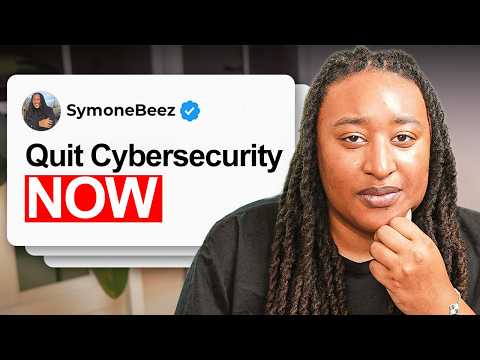 You Should Quit Cybersecurity