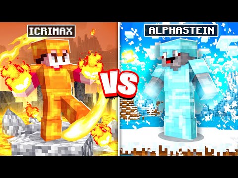 FEUER KRAFT vs. EIS KRAFT in Minecraft!