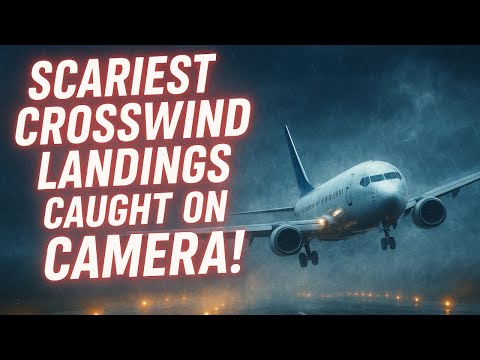 Scariest Crosswind Landings Caught on Camera (Pilots Battle Extreme Weather)