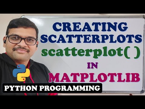 CREATING SCATTER PLOT IN MATPLOTLIB || PYTHON PROGRAMMING